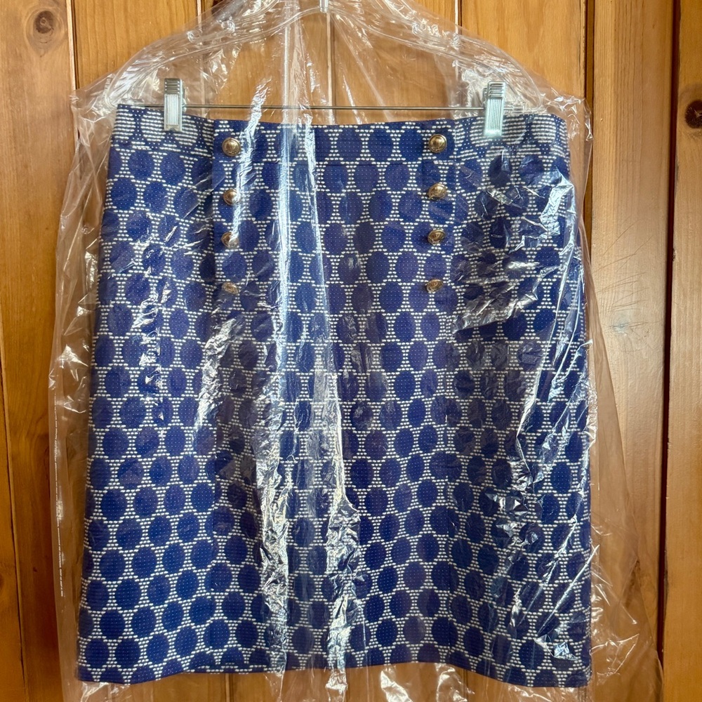 Antonio Melani Geometric Lined Pencil Skirt (14) - Picture 17 of 17